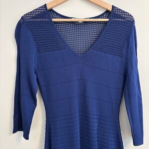 Gerard Darel Blue Knit Dress